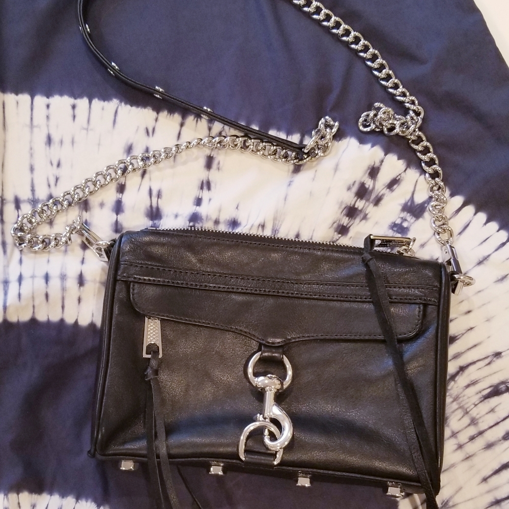 Rebecca Minkoff Mini Mac Crossbody Black Purse
